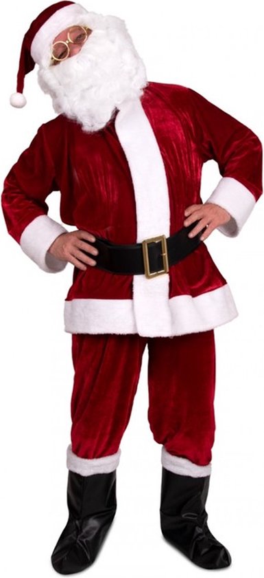 Kwaliteit vetpak kostuum voor de kerstman voor entertainment