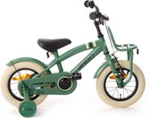 Vélo pour enfants AMIGO 2Cool - Vélo pour garçon de 12 pouces - avec Roues d'entraînement d'entraînement - Frein à rétropédalage - Vert