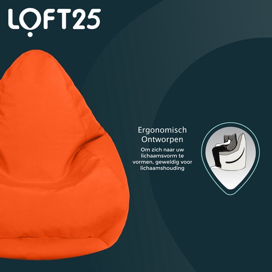 Loft 25 Pouf gamer de salon imperméable pour l'intérieur et l