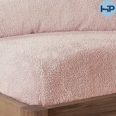Decoware® Teddy Fleece - hoeslaken - 90x200 cm - Roze