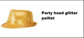 Chapeau de fête paillettes sequin or - Glitter et glamour Gala party à thème événement festival fête