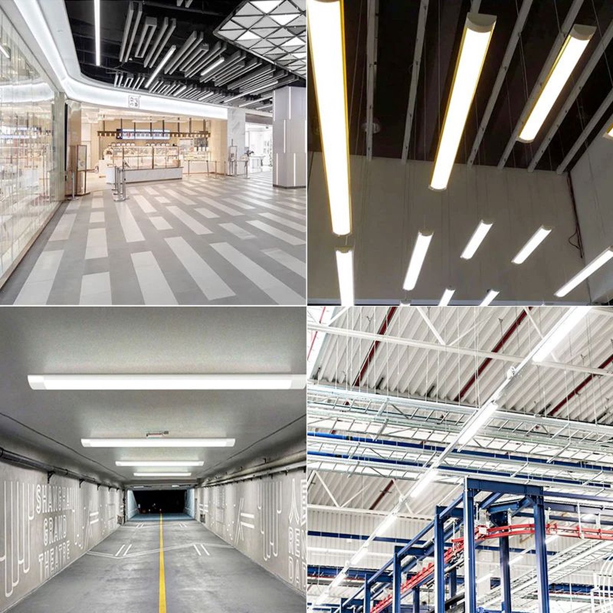 LED Balk 120cm 30W IP40 - Wit licht - Kunststof - Wit Neutre 4000K - 5500K - SILUMEN