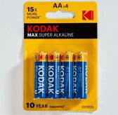 KODAK | Kodak Max Alkaline Battery Aa Lr6 Blister * 4