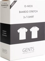 Gents - T-shirts 2 pack bamboe O-hals - Maat M