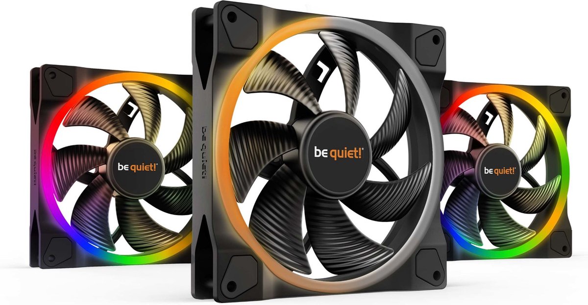 Be Quiet! Light Wings PWM Triple Pack - Ventilatorhuis