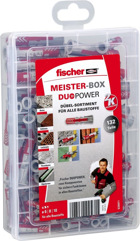 Foto: Fischer duopower deuvelset 535971 1 stuk s 