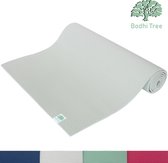 Bodhi Tree Yoga Mat - 6mm dik - 183x61cm - Studio Yogamat met Draagriem - Extra dik - Anti-slip - Wit - Zandkleur