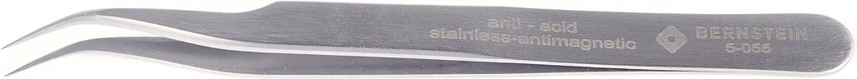 Goedkoopste Bernstein Tools for Electronics 5-055 SMD-pincet 7a SA Sikkelspits, super-spits 120 mm