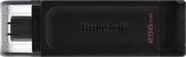 Kingston USB Stick 256GB - DataTraveler 70 - USB-C 3.2 - 100 MB/s