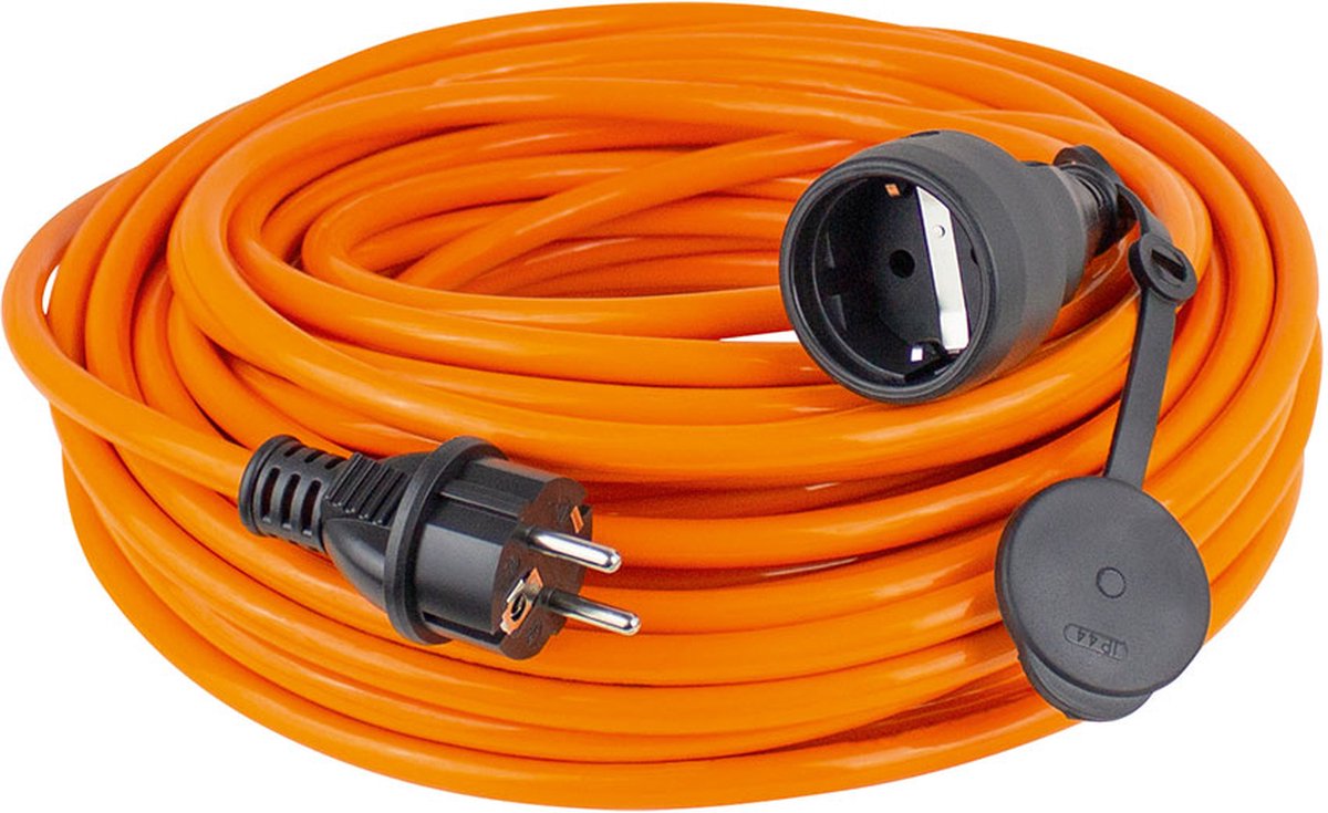 AS Schwabe 59205 Stroom Verlengkabel 16 A Oranje 5.00 m H07BQ-F 3G 2,5 mm²