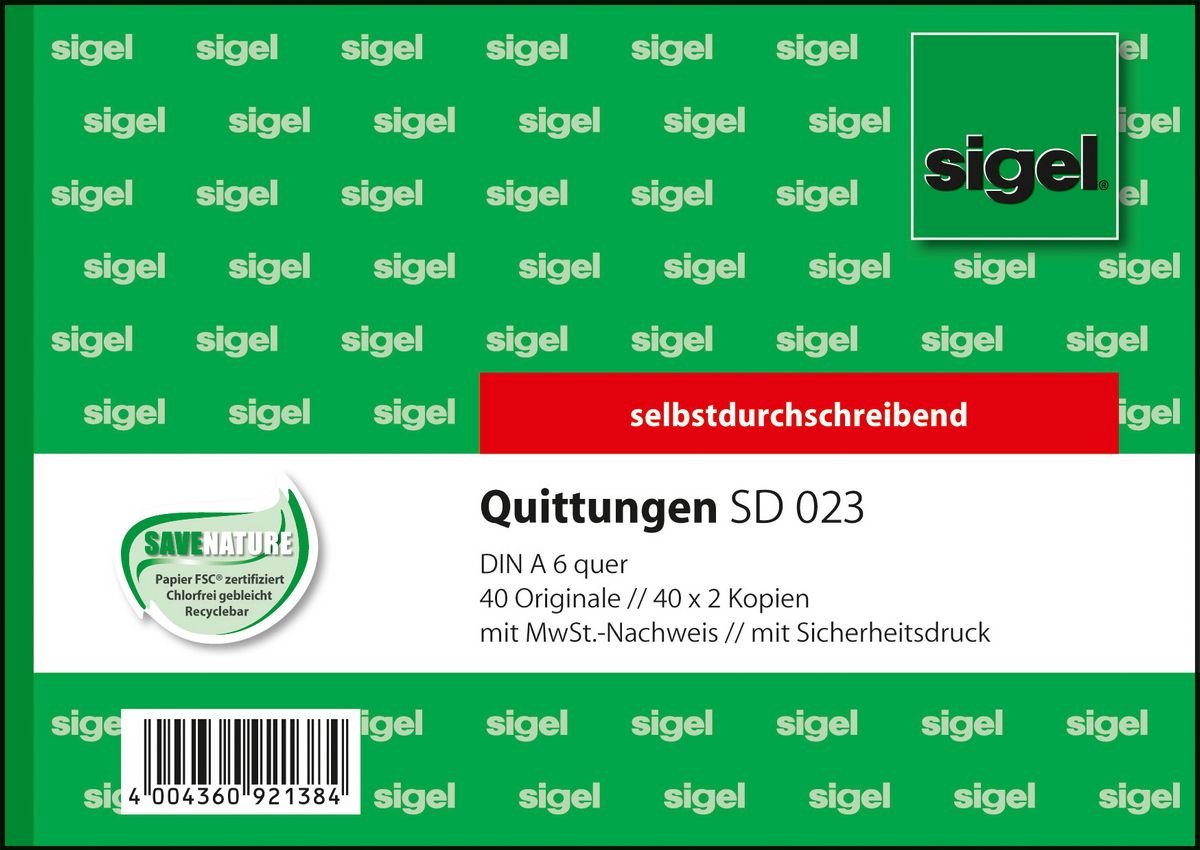 SD023 - 120 sheets - A6 q - Green