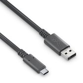 PureLink PI6100-010 câble USB 1 m USB 3.2 Gen 2 (3.1 Gen 2) USB C USB A Noir