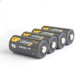 GP Lithium CR123A batterij - CR123 - CR123a 3V Batterij - 4 stuks