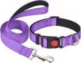 HondenLijn | honden halsband | set | lijnlengte 150 cm | 4 verschillende kleuren