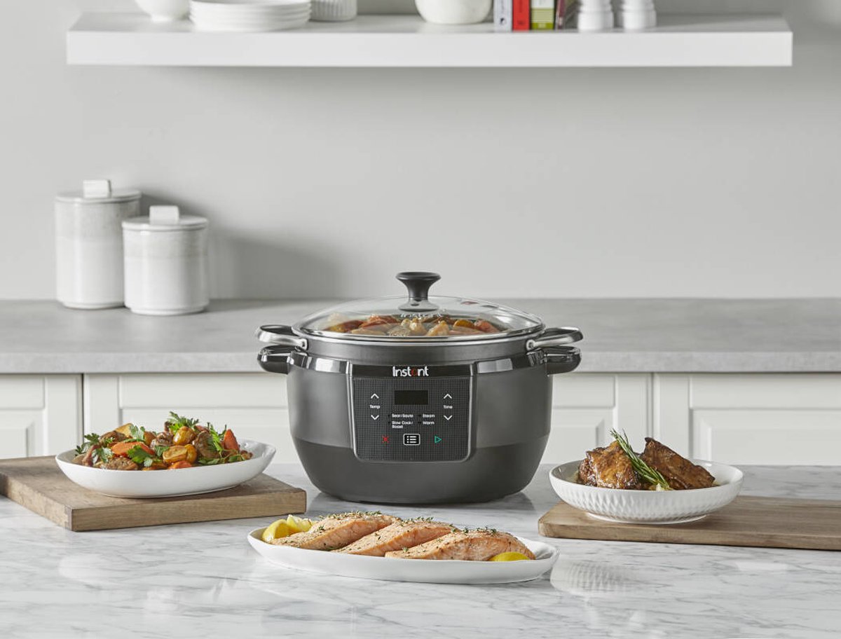 Instant Pot Superior 7,2L Slow Cooker - 4-in-1 Slowcooker - Sauteren - Stomen - Warmhouden - Tot 10 Porties - One-Pot Koken – foto 7