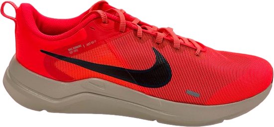 Nike - Downshifter 12 - Sneakers - Mannen - Rood/Grijs - Maat 47