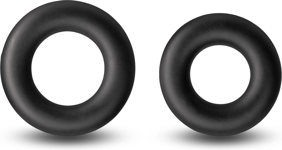 Pipedream - Renegade - Erectus - Rekbare Cockringen Set - Zwart