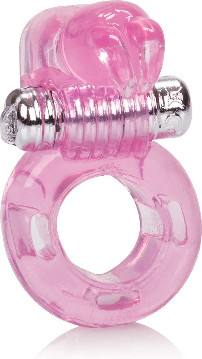 Goedkoopste Basic Essentials Bunny Enhancer - Cockring - Roze - Ø 40 mm
