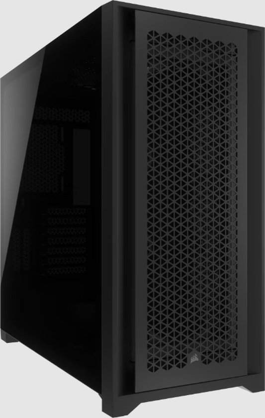 Corsair 5000D Core Airflow Black - Midtowermodel - ATX - Window - Gehard glas - USB-C - zwart