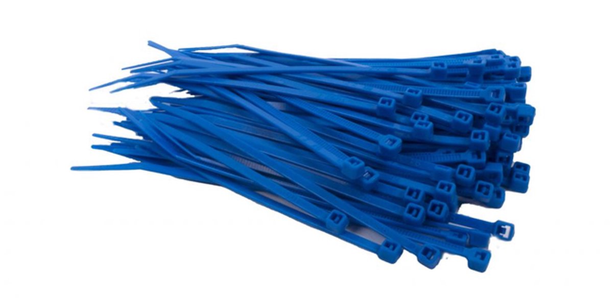 TD47 Kabelbinders 2.5 x 200 mm Blauw