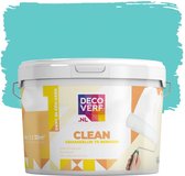 Decoverf clean muurverf tropisch blauw, 4L