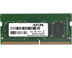 AFSD38BK1L - 8 GB - 1 x 8 GB - DDR3L - 1600 MHz - 204-pin SO-DIMM