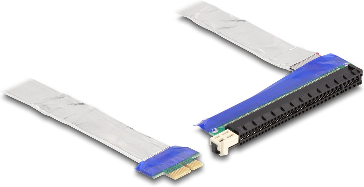 Delock Riser Card PCI Express x1 male to x16 slot with cable 20 cm