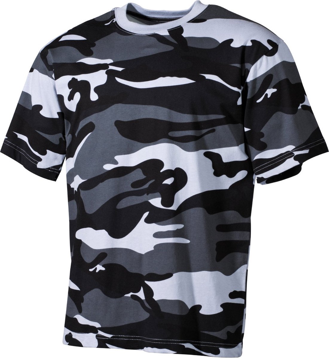 MFH US T-Shirt – 170 g/m² Skyblue Camouflage