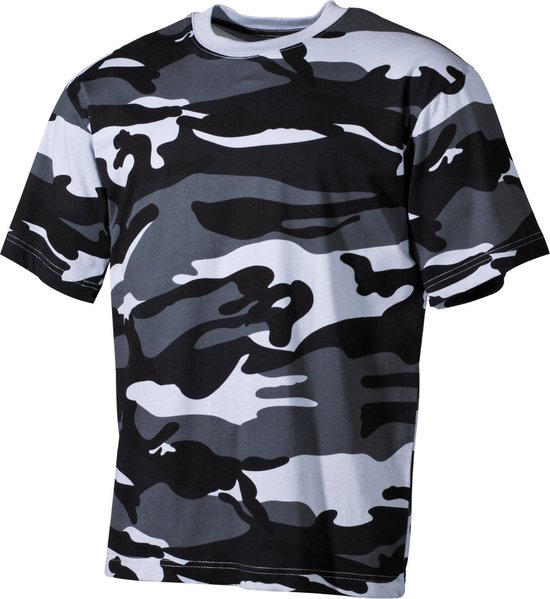MFH US T-Shirt - Skyblue camouflage - 170 g/m² - MAAT S