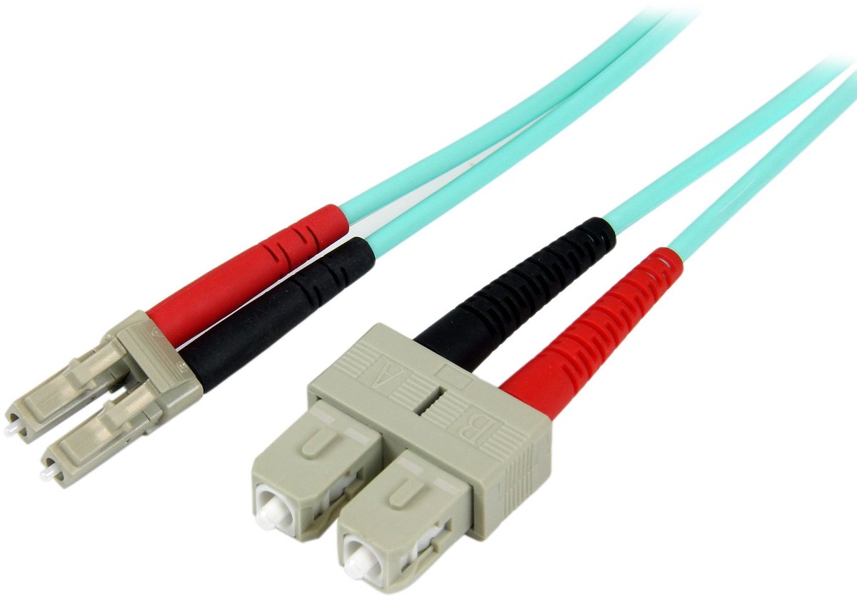 StarTech.com 1m LC/SC OM3 Multimode Glasvezelkabel