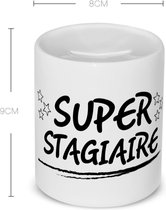 Akyol - super stagiare Spaarpot - Stagiair - stagiaire - werk - afscheidscadeau - verjaardagscadeau - kado - 350 ML inhoud