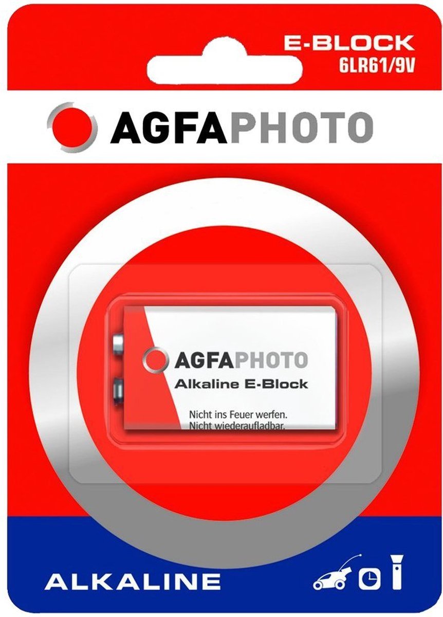 Agfaphoto Platinum 9V E-Block Batterij
