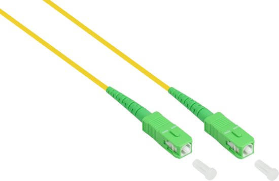 Câble Alcasa LW-S903SASA InfiniBand et fibre optique 3 m SC FTTH Jaune