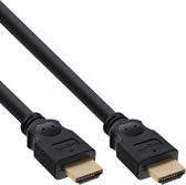 InLine HDMI cable, 19pin M/M, 1m HDMI kabel HDMI Type A (Standaard) Zwart