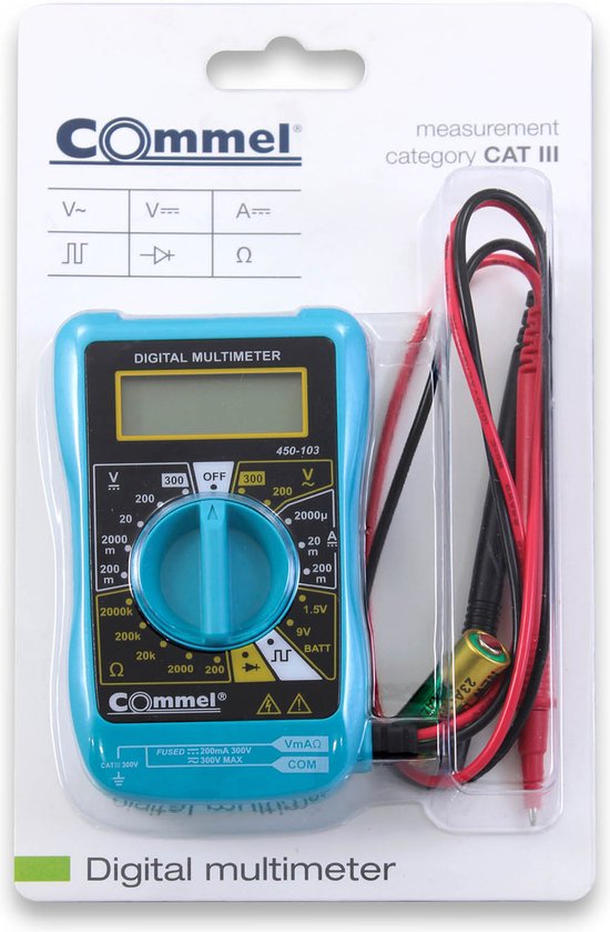 Multimètre numérique - Compteur de tension - Test de diode - Compteur  universel 