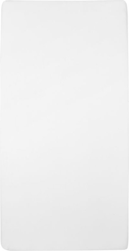 Wit hoeslaken, 70x140/150cm.