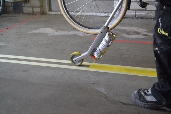 Kadeem markeerwagen PVC pistool met 1 wiel