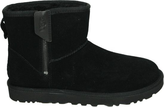 UGG CLASSIC MINI BAILEY ZIP - Gevoerde laarzenSnowbootsDames laarzen - Kleur: Zwart - Maat: 39