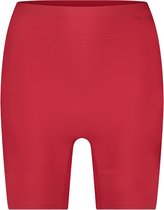 Secrets high waist long shorts rood voor Dames | Maat XL
