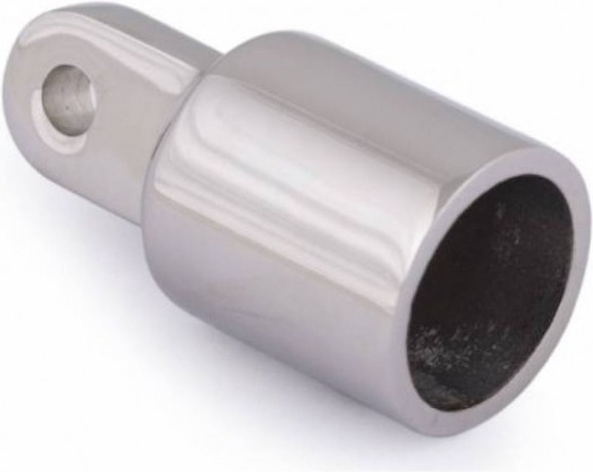 Aquasuntec Eindkap buis met oog, set 2 stuks - RVS - 30 mm