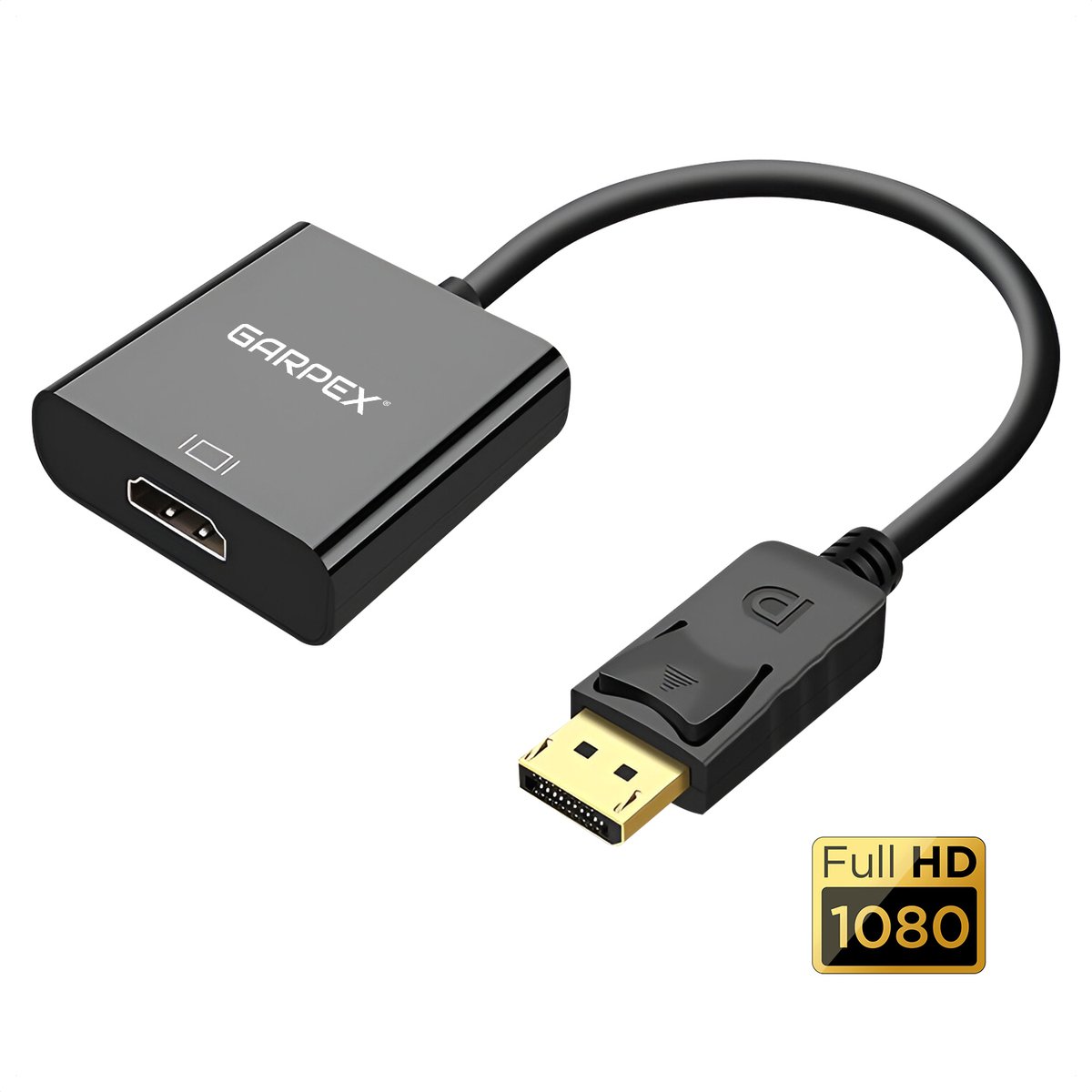 Garpex® DisplayPort naar HDMI Adapter - DP naar HDMI - Full HD 1080p Converter - Garpex®
