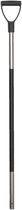 Vplast Mestvork steel - Losse stok met handvat - Rubberen grip - Aluminium - 115 cm - Donkergrijs