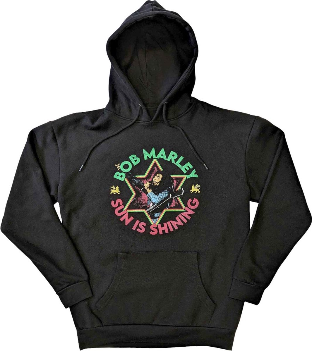 Bob Marley - Sun Is Shining Hoodie/trui - XS - Zwart