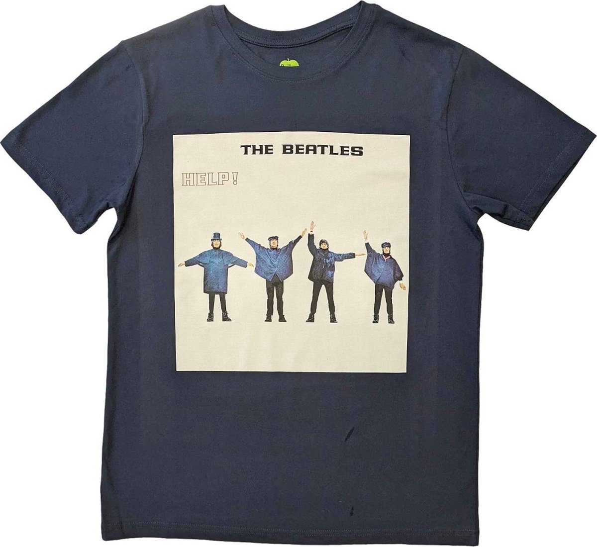 The Beatles - Help! Album Cover Heren T-shirt - XL - Blauw
