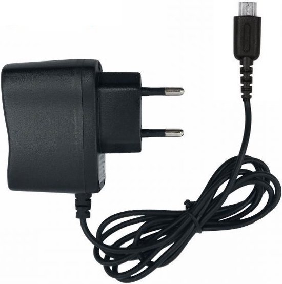 Game console oplader - Input: 240V Output: 5V 500mA - 1.5 m - Geschikt voor Nintendo DS Lite