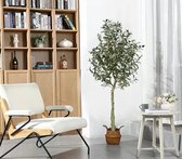Kunst Olijfboom 160cm | Grote Kunstplant | Kunstplanten voor binnen | Nepplant Olijf