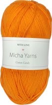 Micha Yarns - 100% katoen garen - 5 bollen haakkatoen - 5 x 50gram - 170meter per bol - Oranje (006)