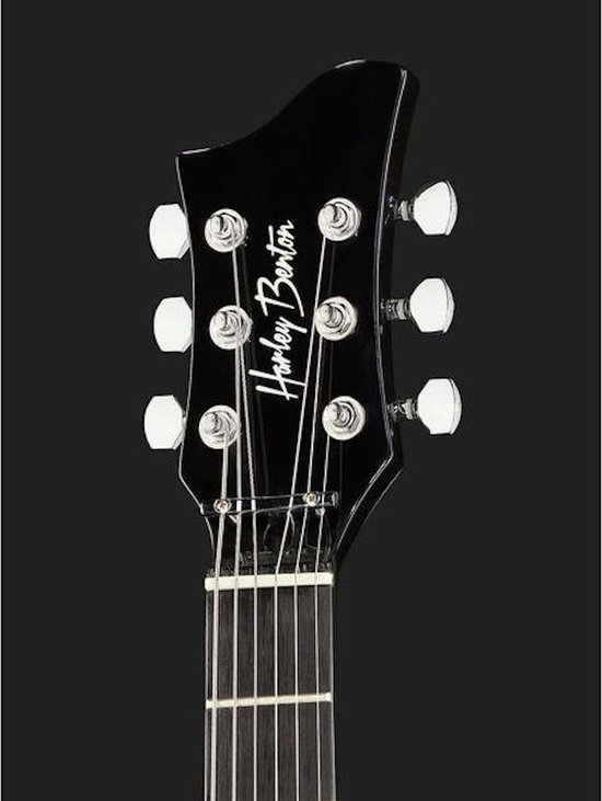 Harley Benton Custom Line ResoKing BK resonator gitaar elektrische