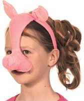 Masque animal cochon avec son sur diadème