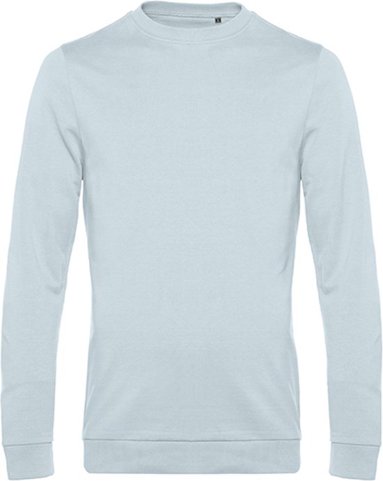 Sweater 'French Terry' B&C Collectie maat M Pure Sky Blue